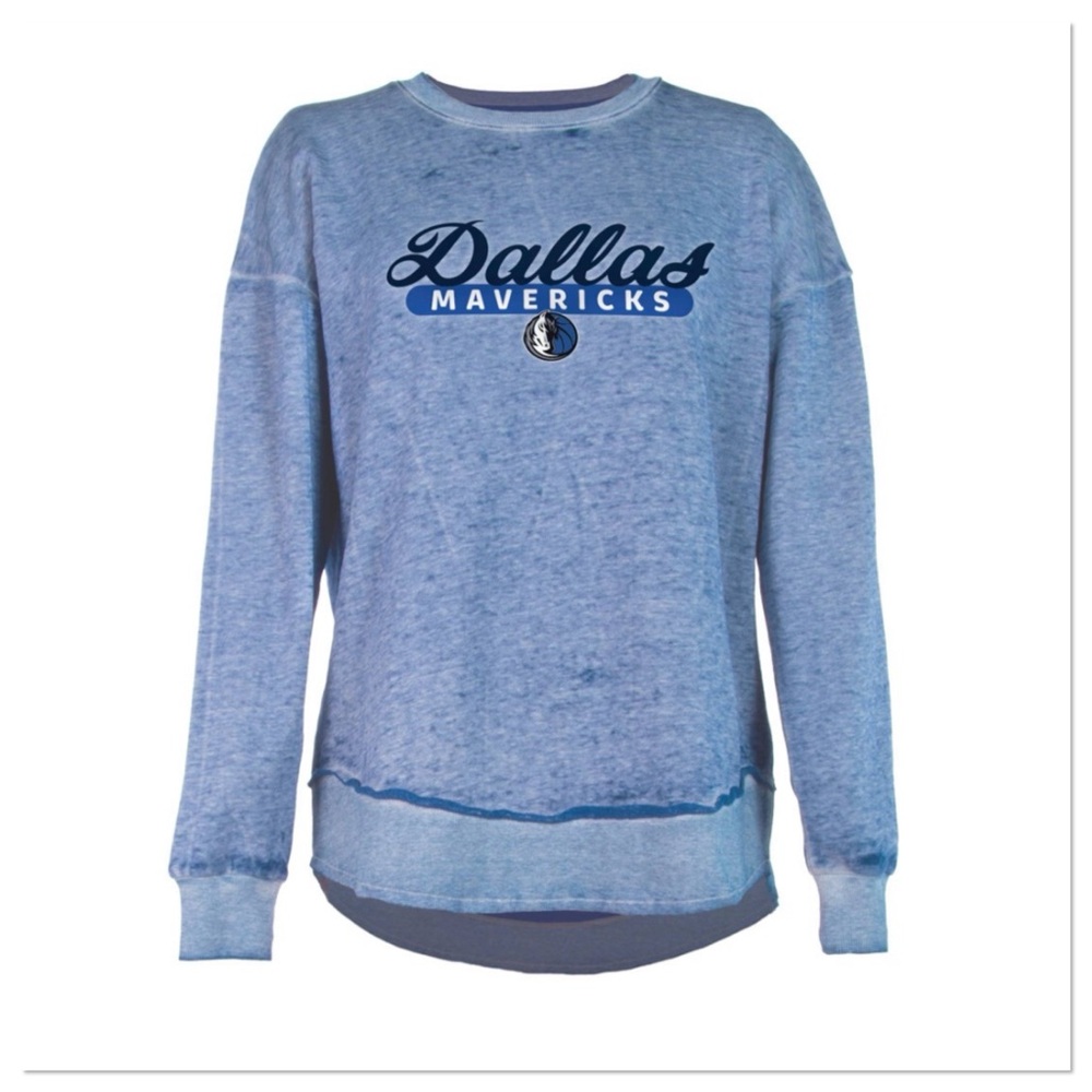 NBA Dallas Mavericks Women's Heathered Blue Hoodie